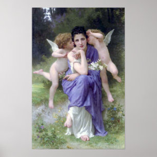 Póster Bouguereau - Chansons de Printemps