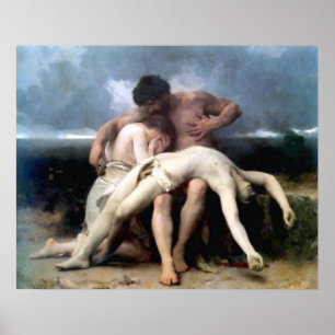 Póster Bouguereau - Deuil primero