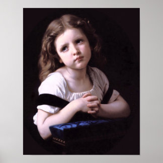Póster Bouguereau - La Prière