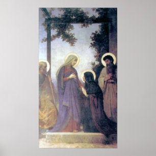 Póster Bouguereau - La Visita