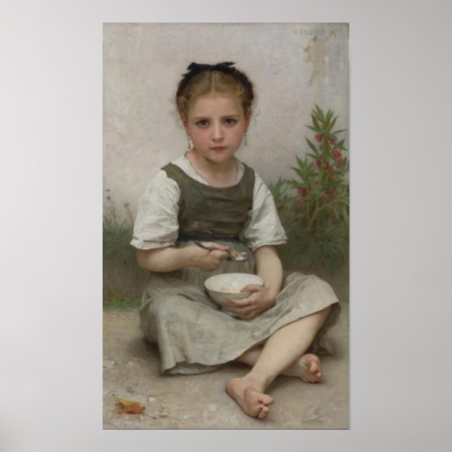 Póster Bouguereau - Le Déjeuner du Matin (Frente)