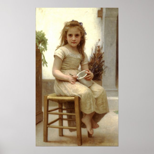 Póster Bouguereau - Le Gouter (Frente)