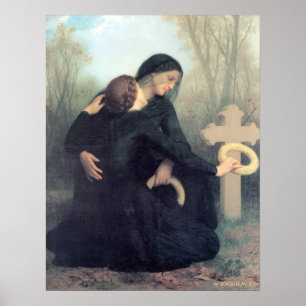 Póster Bouguereau - Le Jour des Morts