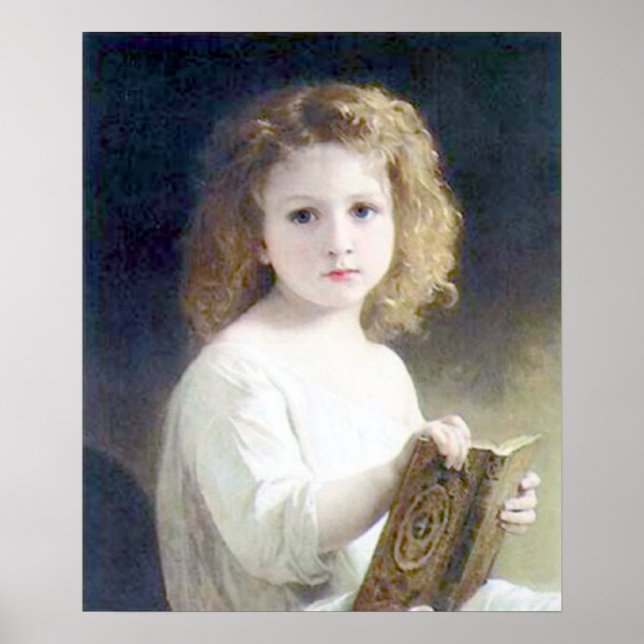 Póster Bouguereau - Le Livre de Fables (Frente)