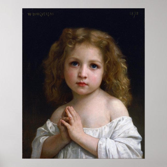 Póster Bouguereau - Little Girl (Frente)