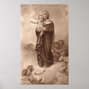 Póster Bouguereau - Notre-Dame des Anges