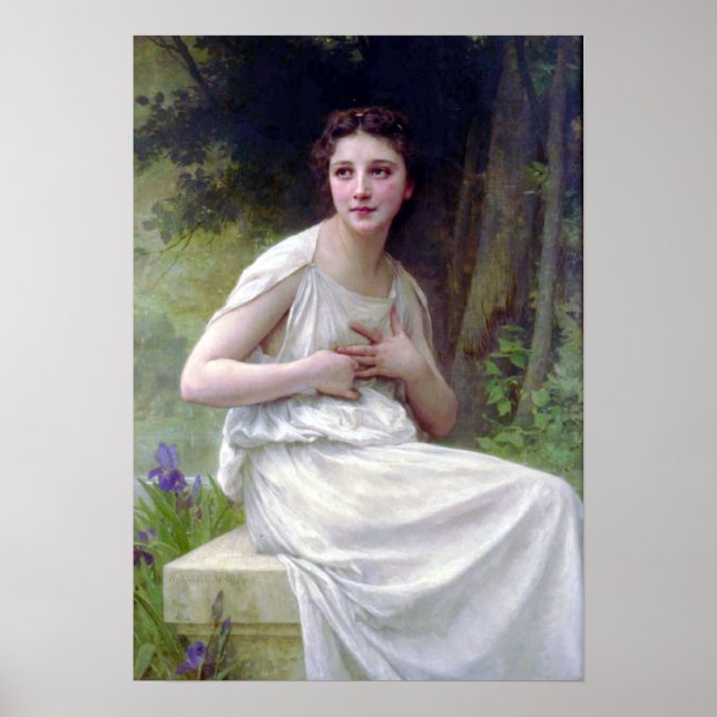 Póster Bouguereau - Reflexion (Frente)
