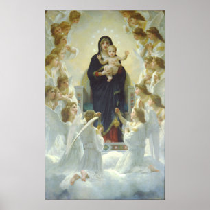 Póster Bouguereau - Regina Angelorum