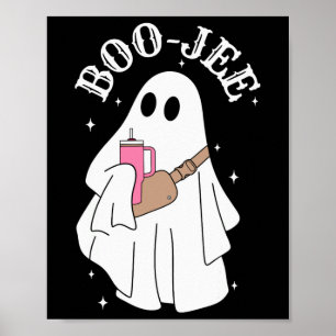 Póster Boujee Boo-jee Cute Ghost Spooky Season Halloween