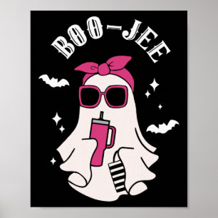 Póster Boujee Boo-jee Cute Ghost Spooky Season Halloween