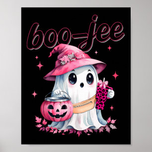 Póster Boujee Boo Jee Spooky Ghost Halloween