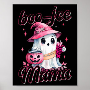 Póster Boujee Boo Jee Spooky Ghost Halloween