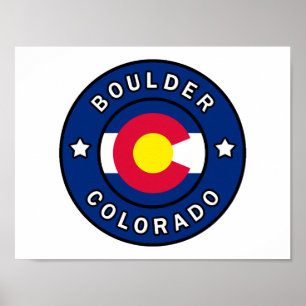 Póster Boulder Colorado