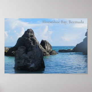 Póster Boulders en la Bahía de Horseshoe, Bermudas