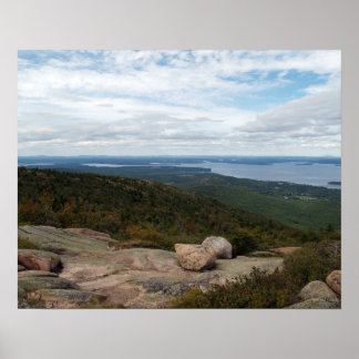 Póster Boulders En La Montaña Cadillac