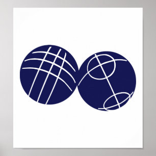Póster Boule petanque