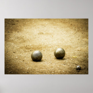 Póster Boules franceses