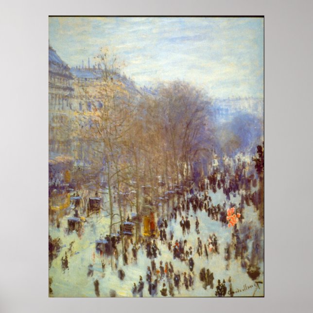 Póster Boulevard Capucines by Claude Monet (Frente)