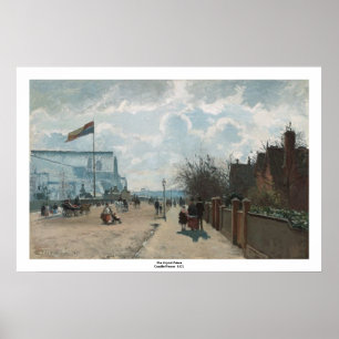 Póster Boulevarde Montmartre en el ~ Camille Pissarro de