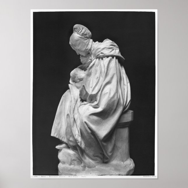 Póster Boulonnaise Woman Feeding her Child (Frente)