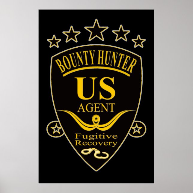 Póster Bounty Hunter Agent (Frente)