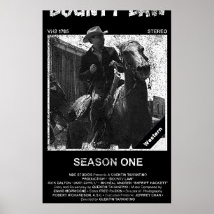 Póster Bounty Law VHS