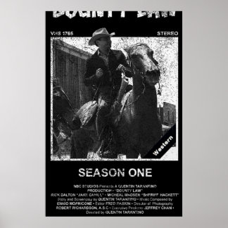 Póster Bounty Law VHS