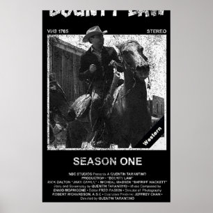 Póster Bounty Law VHS