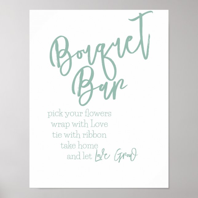 Póster Bouquet Bar  Poster (Frente)