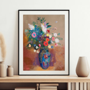 Póster Bouquet de flores (1900-1905) de Odilon Redon