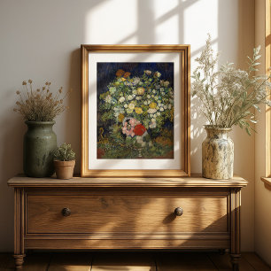 Póster Bouquet de flores en una bolsa   Vincent van Gogh