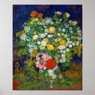 Póster Bouquet de flores en una vara, Van Gogh