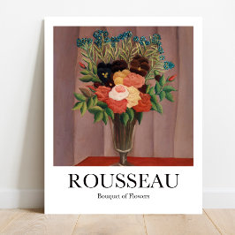 Póster Bouquet de flores por Henri Rousseau