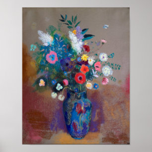 Póster Bouquet de flores, Redon