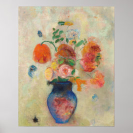 Póster Bouquet de flores románticas - Odilon Redon