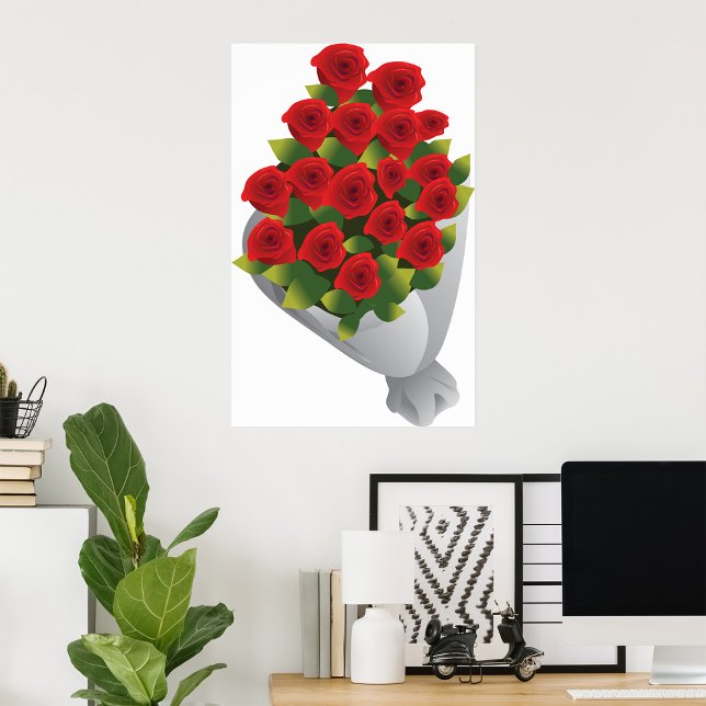 Póster Bouquet De Rosas Rojas (Subido por el creador)