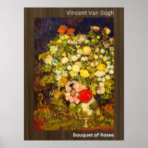 Bouquet de Rosas-Vincent Van Gogh