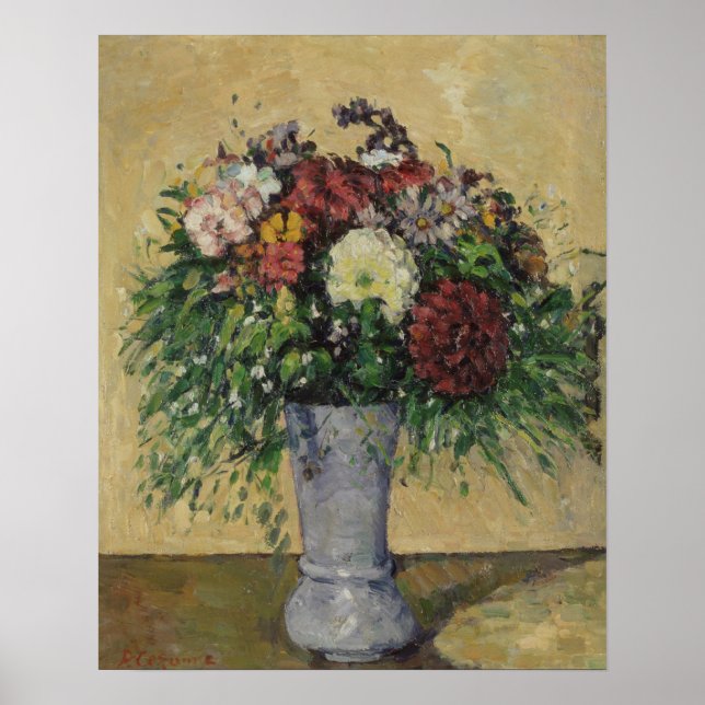 Póster Bouquet of Flowers in a Vase, c.1877 (Frente)