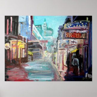 Póster Bourbon Street