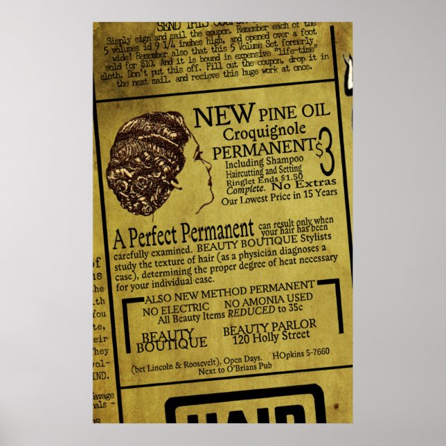 Póster Boutique Beauty (Frente)