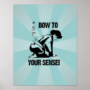 PÓSTER BOW A TU SENSEI