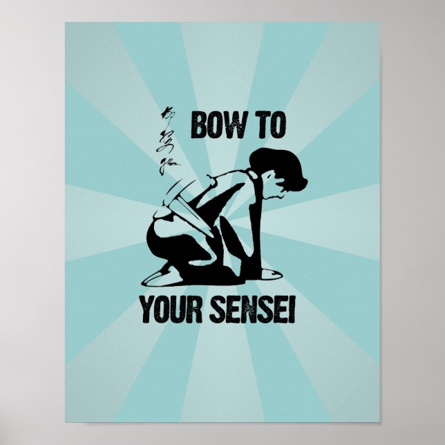PÓSTER BOW A TU SENSEI (Frente)