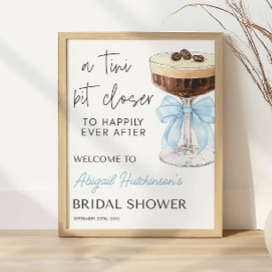 Póster Bow Espresso Martini Bridal Shower - 16x20