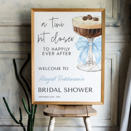 Póster Bow Espresso Martini Bridal Shower - 18x24