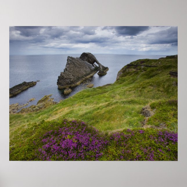 Póster Bow Fiddle Rock, Portknockie, Escocia (Frente)