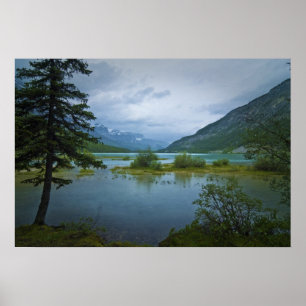 Póster Bow Lake Morning