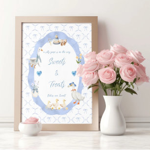 Póster Bow mojigata niño ducha dulces y trajes