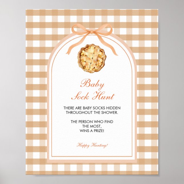 Póster Bow Nuestro Pequeño Juego De Ganado De Bebé (Frente)