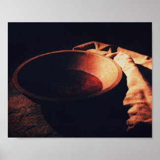 Póster Bowl and Towel Print