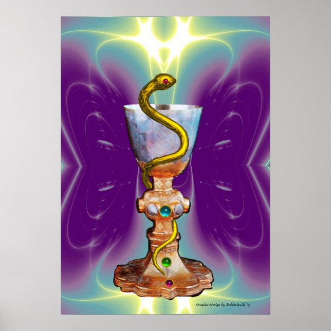 Póster BOWL DE HYGEIA - Medicina, Farmacia (Frente)